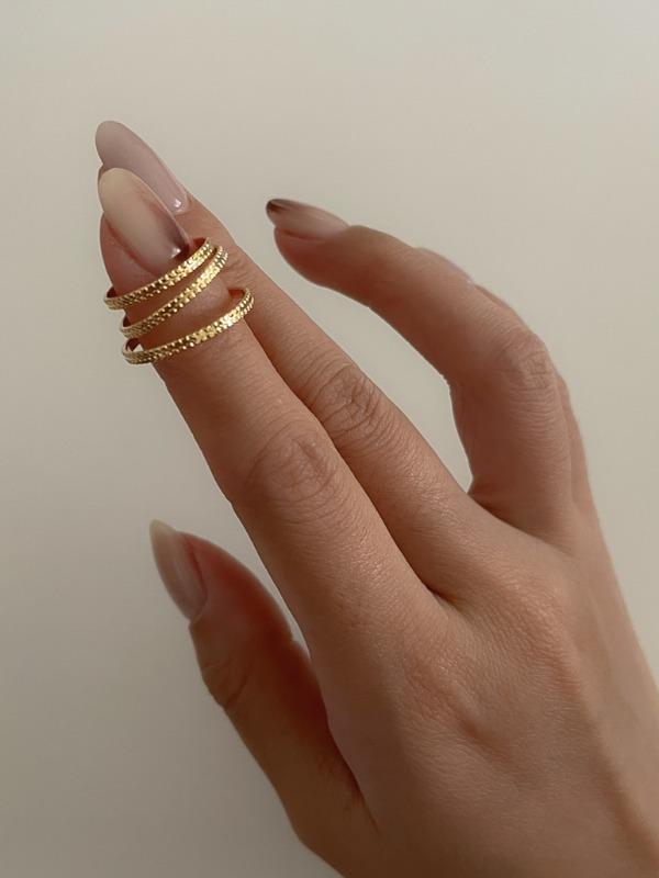 (92.5 silver) twin cutting ring