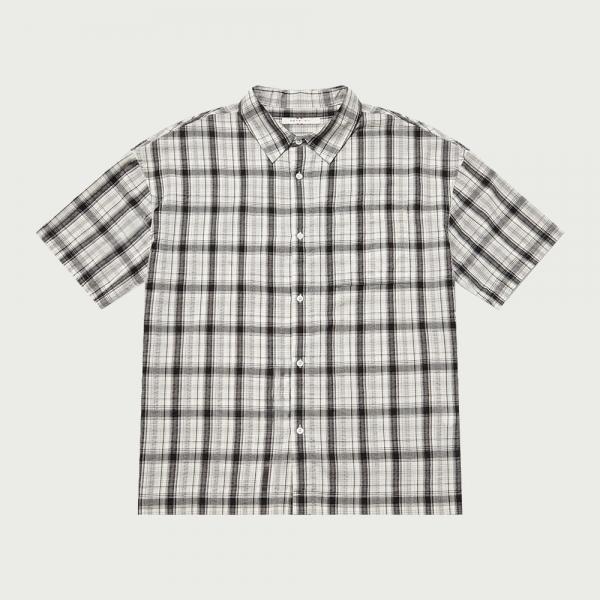 [행텐/HANGTEN] 플래드체크 시어서커 반팔셔츠 10520-020-406-68(003)