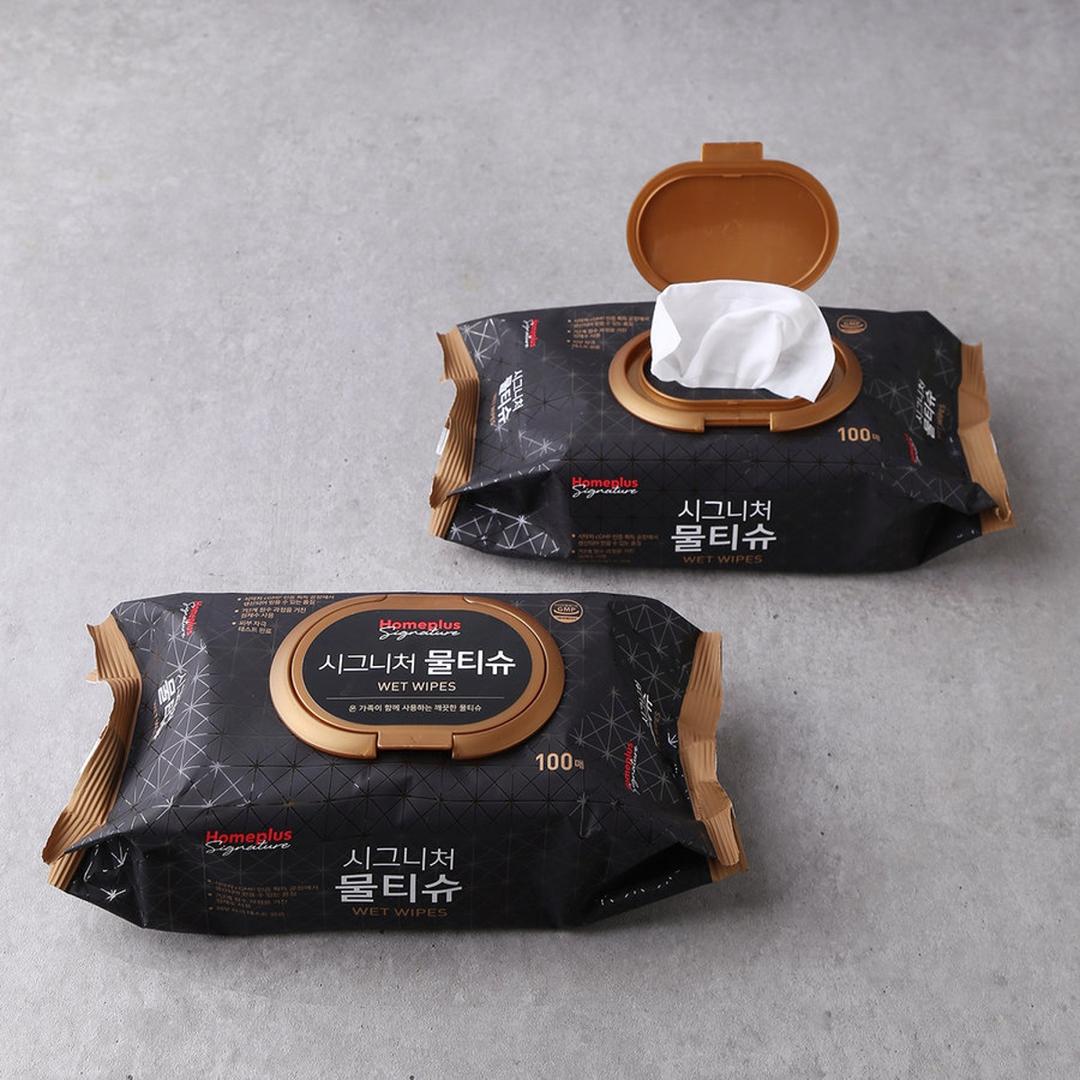 홈플러스시그니처 물티슈 100매