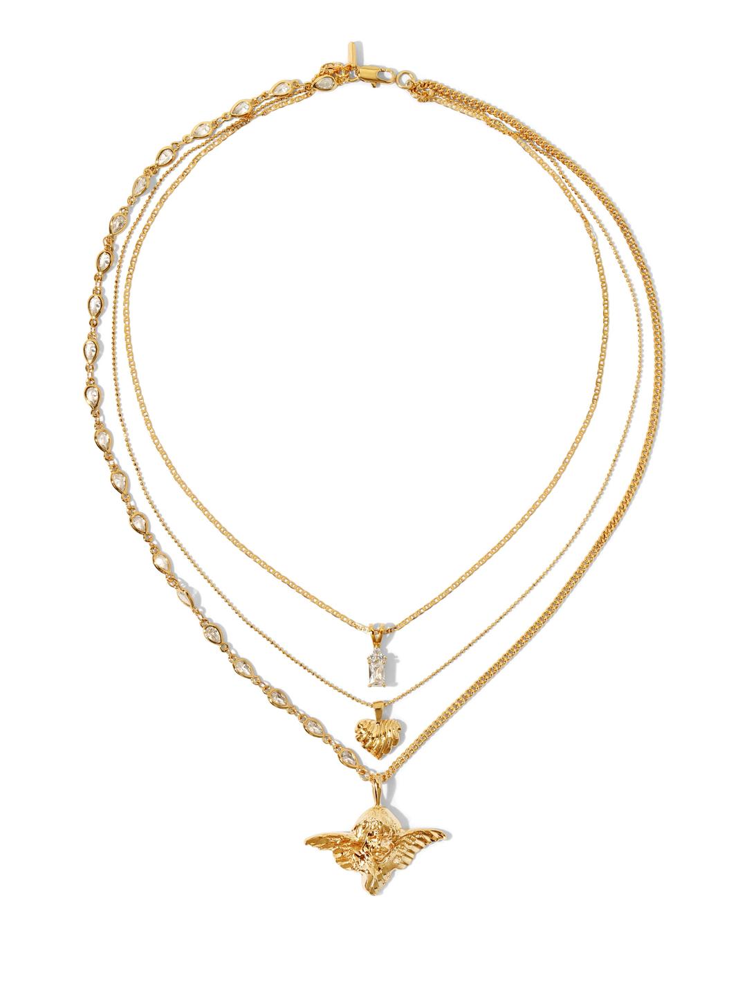 The Cherub Layered Necklace - Gold / Layered / One Size