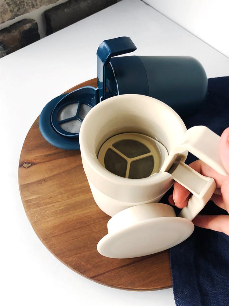 킨토 카페프레스 머그 4colors/티컵/텀블러(3685)