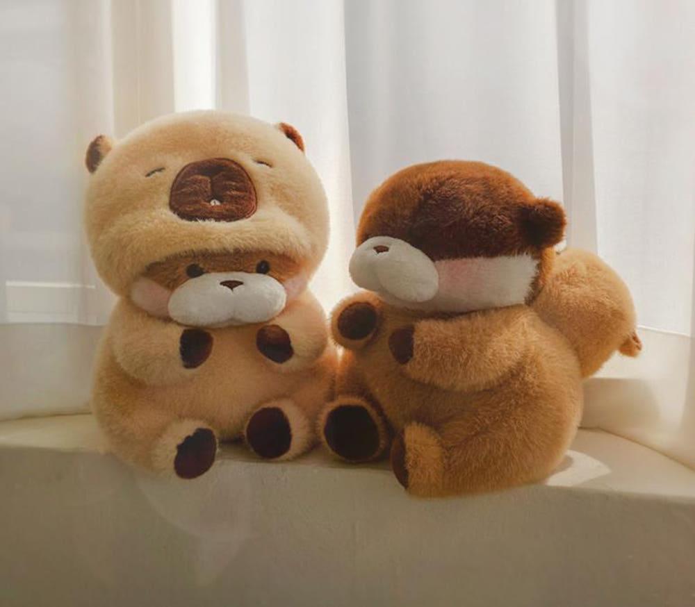 우소우소짱 인형 수달 속았지 27cm 동물 우소우소