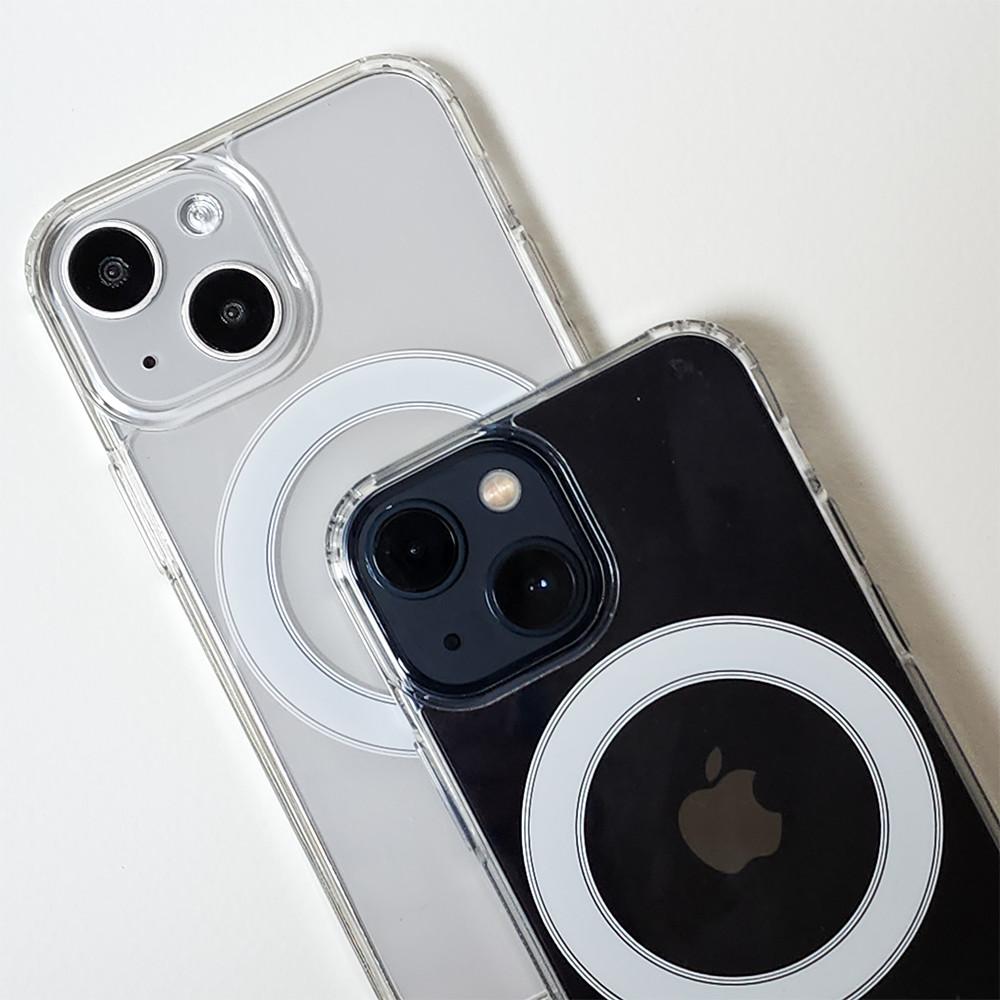 애플 아이폰 12 시리즈 맥세이프 투명 케이스(자체제작/국내생산)