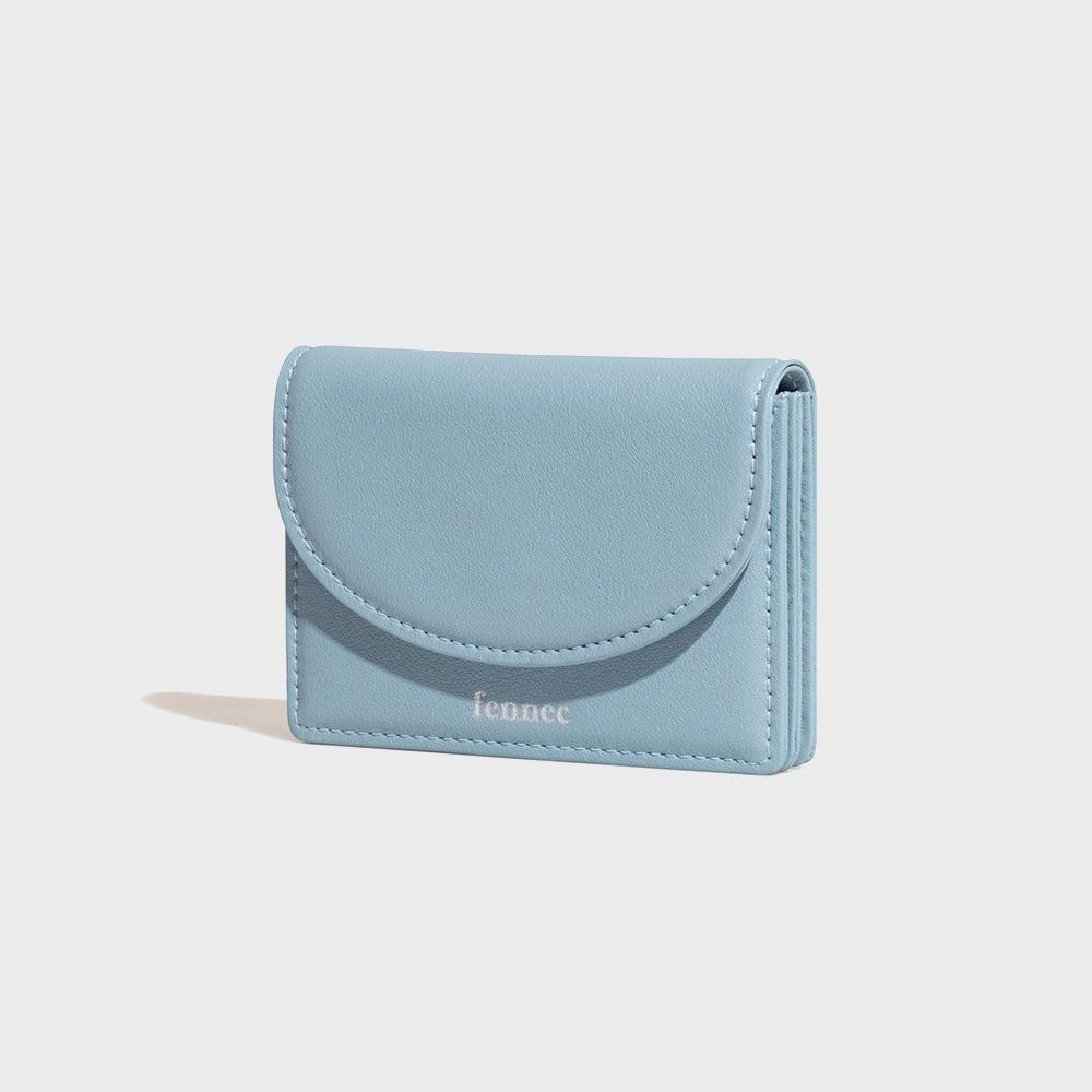 HALFMOON ACCORDION POCKET - FOG BLUE