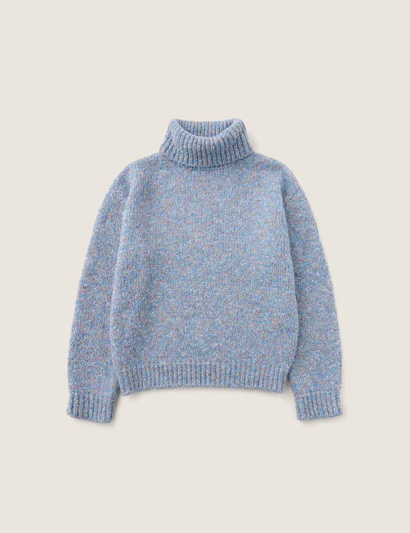 Oslo Turtleneck Knit (Blue)