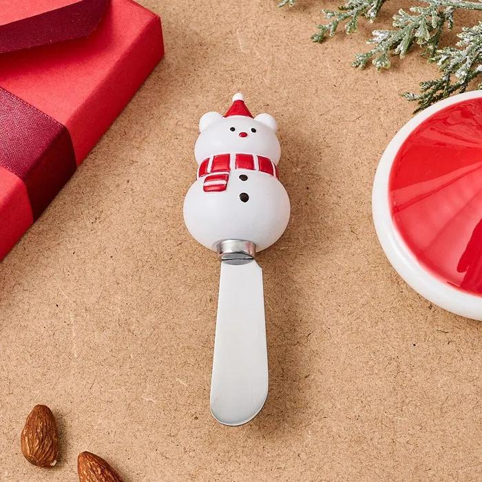 스윗 크리스마스 눈사람 버터곰 버터나이프