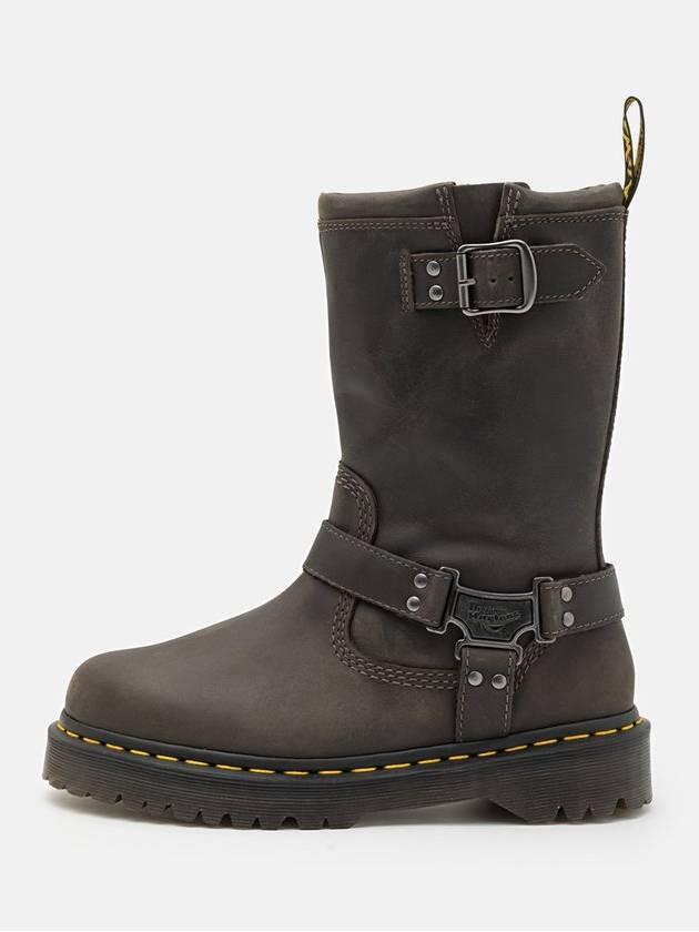 Dr. Martens ANISTONE HI UNISEX 카우보이 바이커 부츠 숯 회색 Dr. Martens ANISTONE HI UNISEX Cowboy Biker boots charcoal grey   |   발란코드 [91874014]