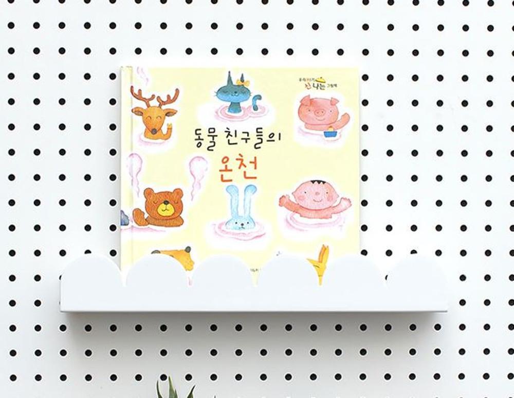 원터치 구름북선반 타공판 악세사리 소20cm