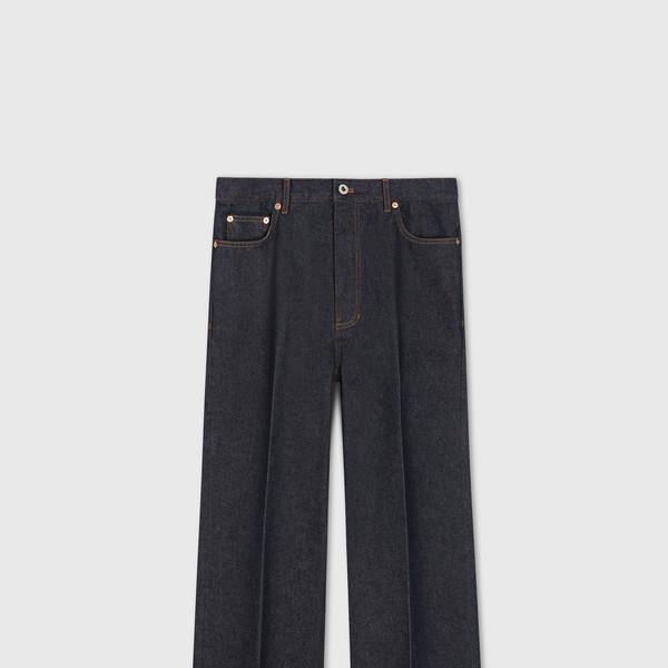 CALI WASH DENIM TROUSERS DRY INDIGO