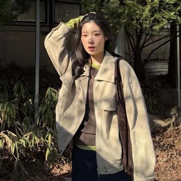 스웨이드 봄버 점퍼 NEL6XM801_97