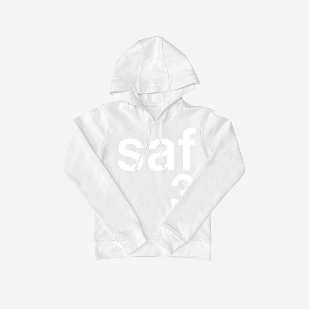 Safarispot Women 1/2 Basic Safari Hoodie White