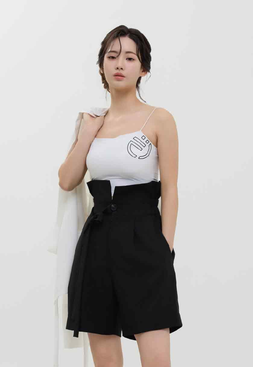 너른바지 숏 슬랙스