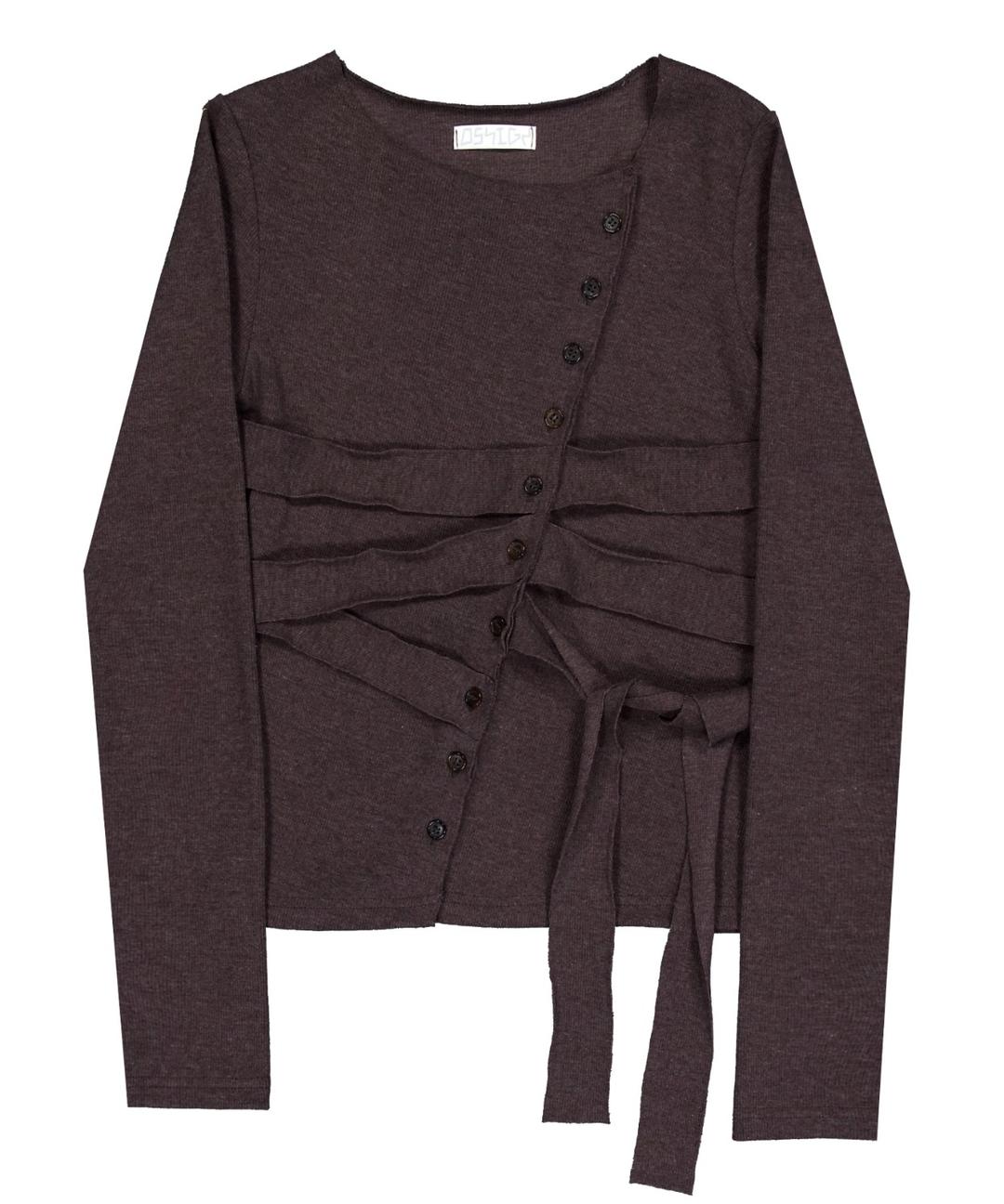 Bandage Cardigan Marron