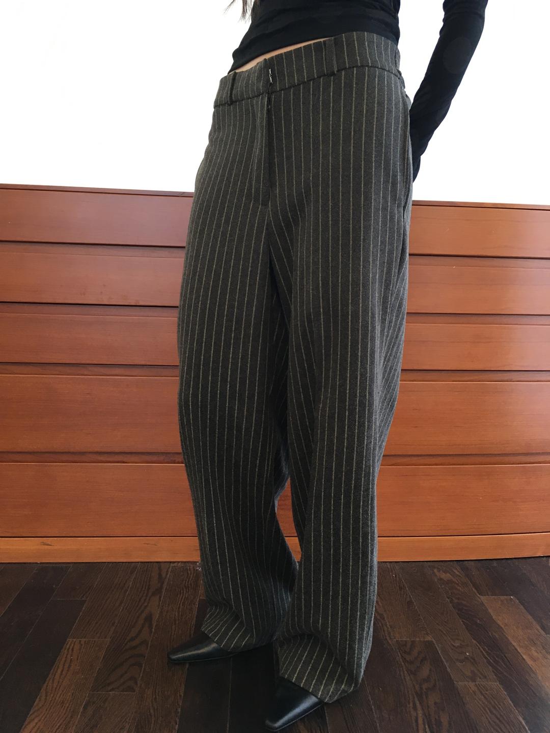 WOOL STRIPED TROUSER [2c]