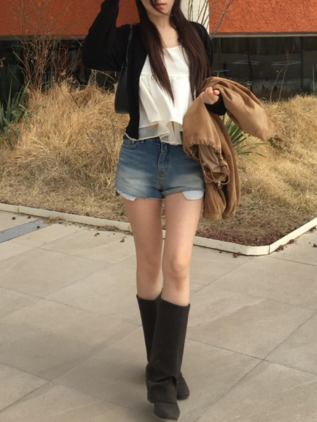 cutting half pants