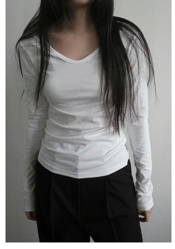 에프터먼데이 ballet cotton long T (4c)