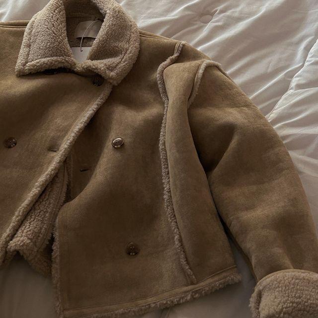 웬더 스웨이드 무스탕