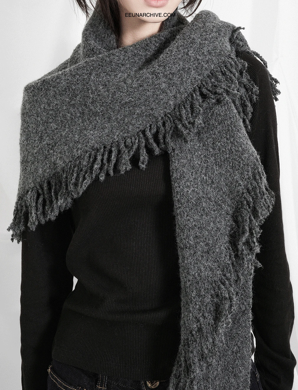 보헤미안 드레이프 머플러