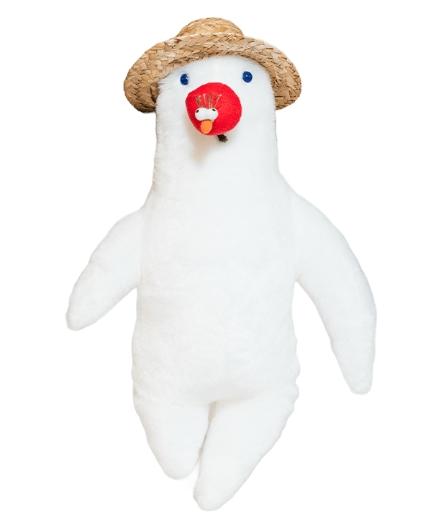 지브리 미술관 빵반죽과 계란 공주 인형 쿠션