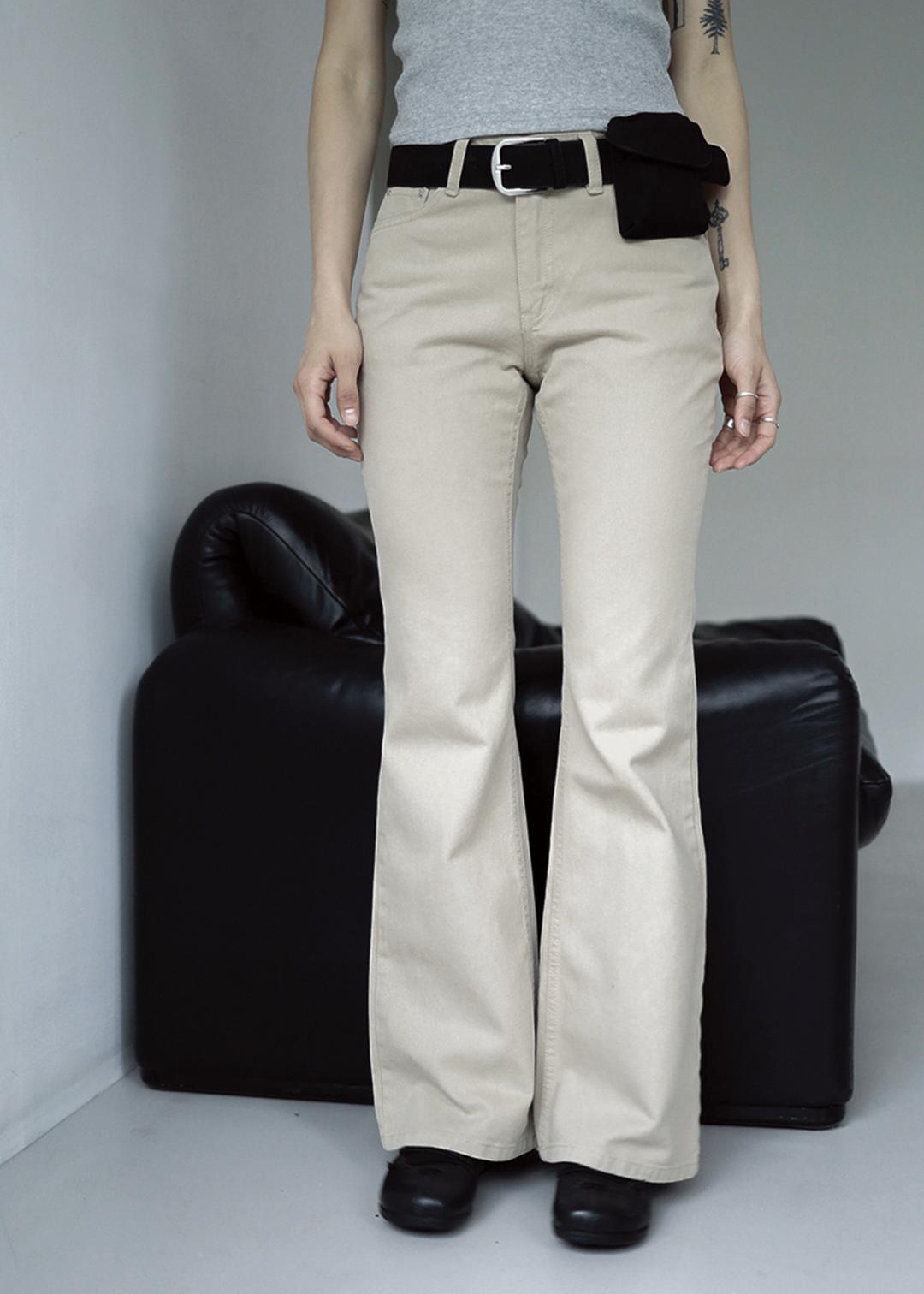 myel boot-cut pants 2 color