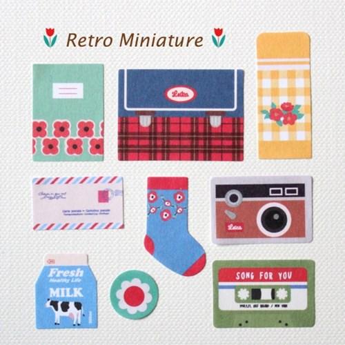 DECO STICKER-Retro Miniature