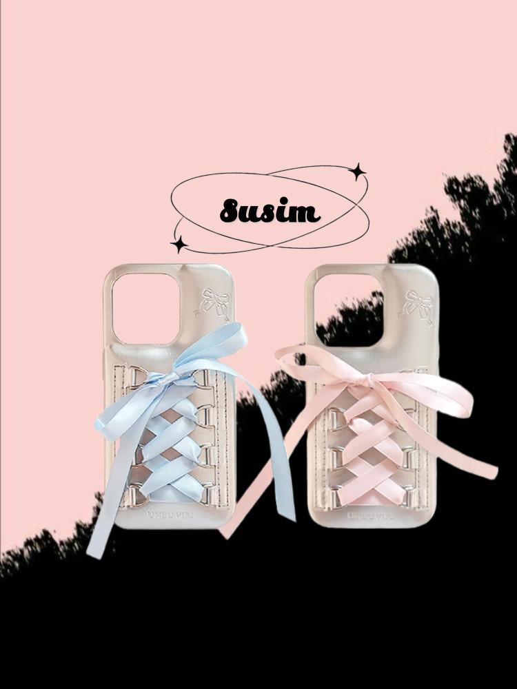 수심 Blue Padding Case 아이폰 케이스 힙한 심플 패딩 유니크 y2k 프로