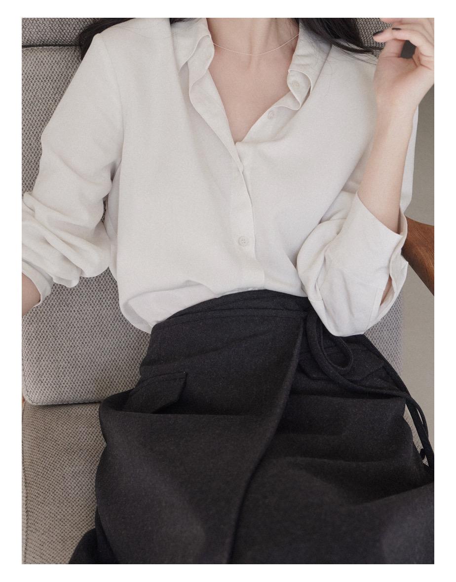 uur moved all shirts-blouse [salt-ivory]