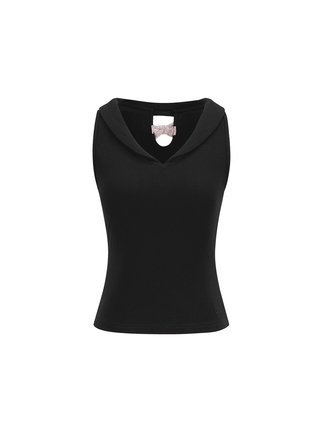 TinkerBell Ribbon Basic Sleeveless_Black