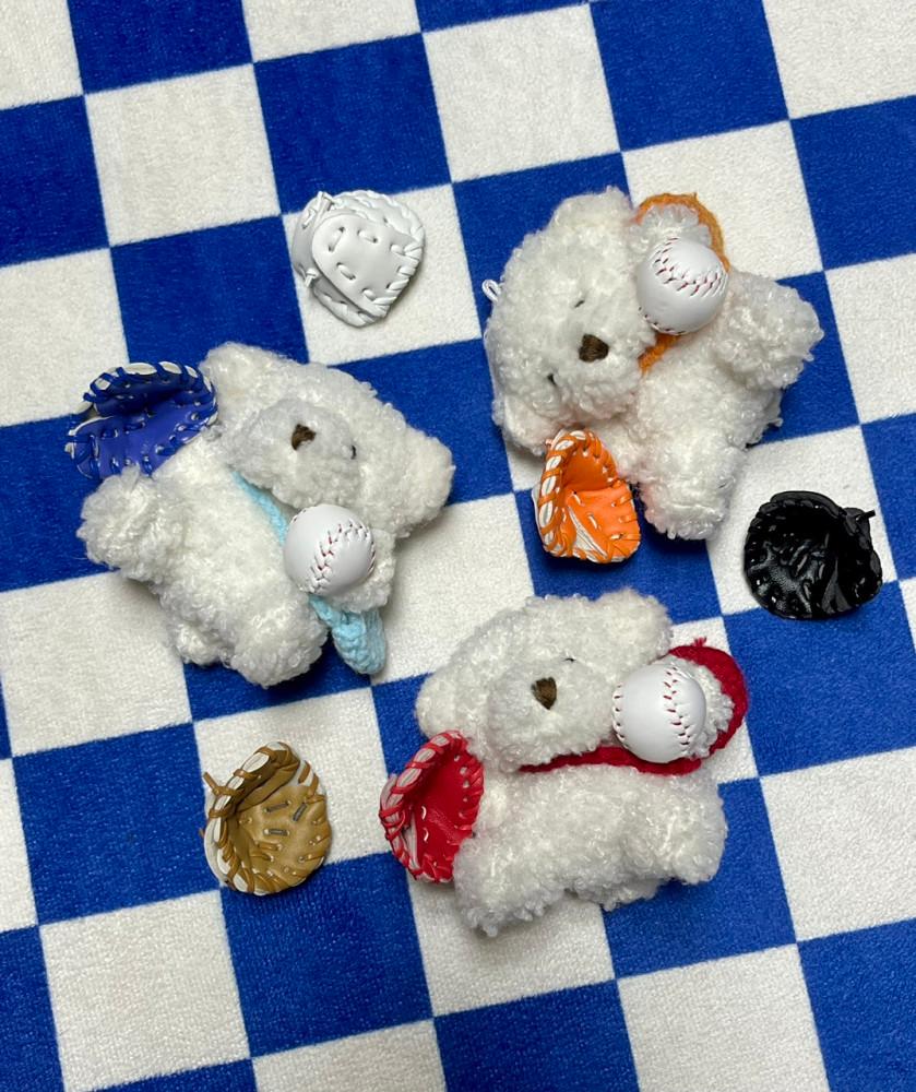 직관 가방 스포츠 야구하는 토끼 곰돌이 강아지 키링 +추가 농구 축구 농구