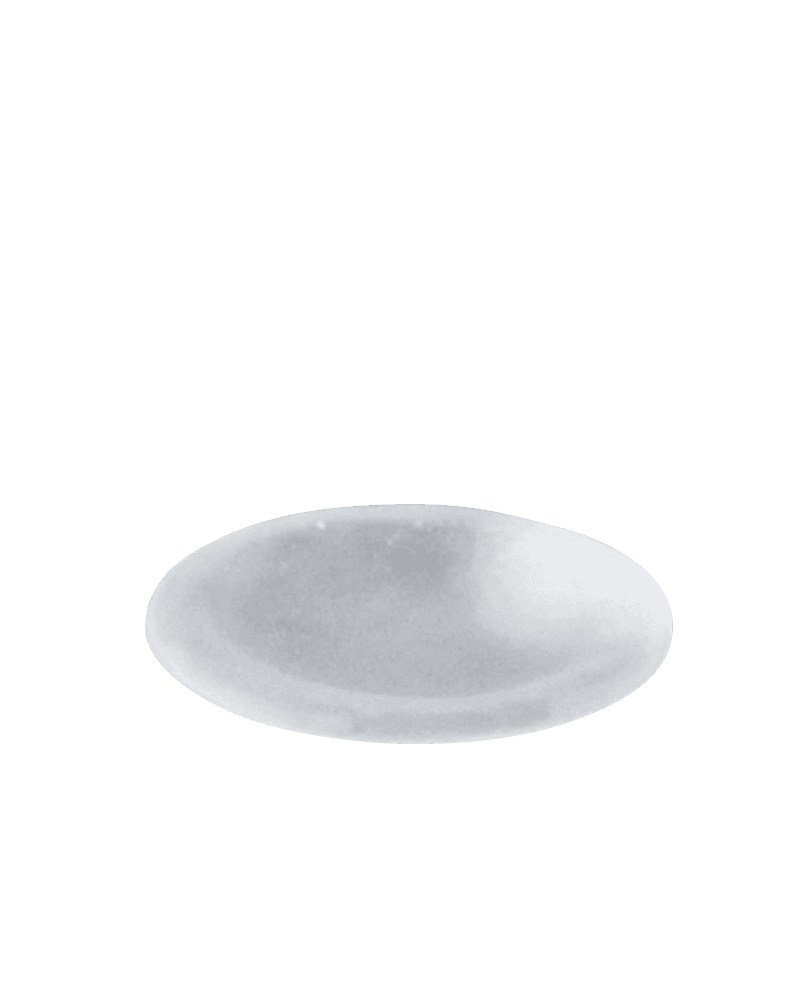 포그 글라스 라운드 플레이트 Fog Glass Round Plate