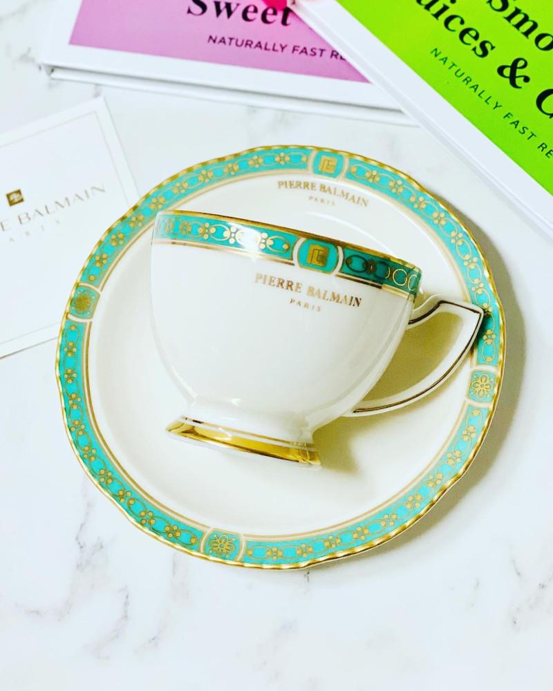 피에르발망 골드체인 빈티지 커피잔