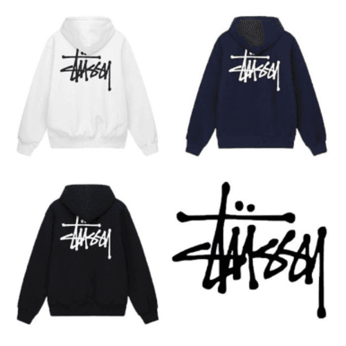 스투시 백로고 기모 후드티 P335142290