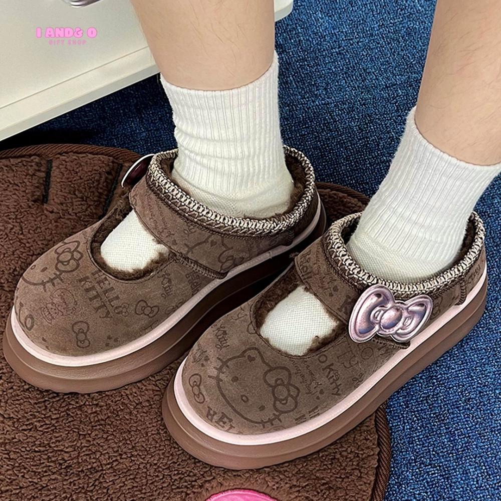 아이앤드오 Kitty Mocha Ugg Slippers 키티 모카 어그슬리퍼
