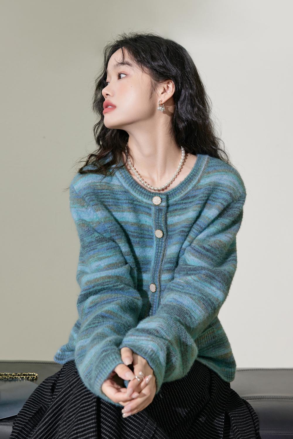 그라데이션 가디건