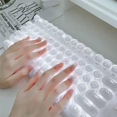 아이스큐브 투명 기계식 유선 LED 크리스탈 키보드