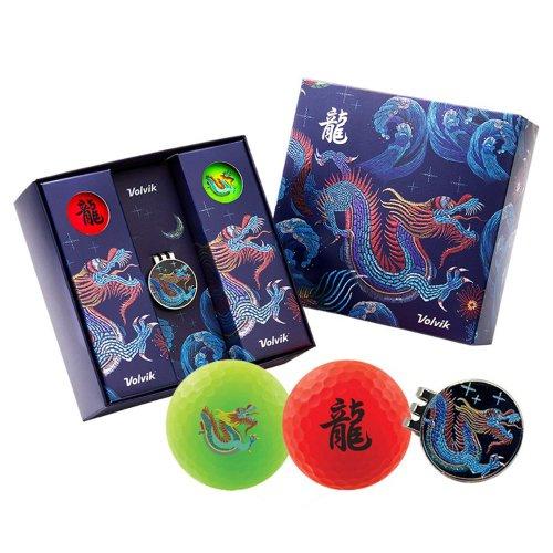 갑진년 청룡 골프공 6구 볼마커 선물세트