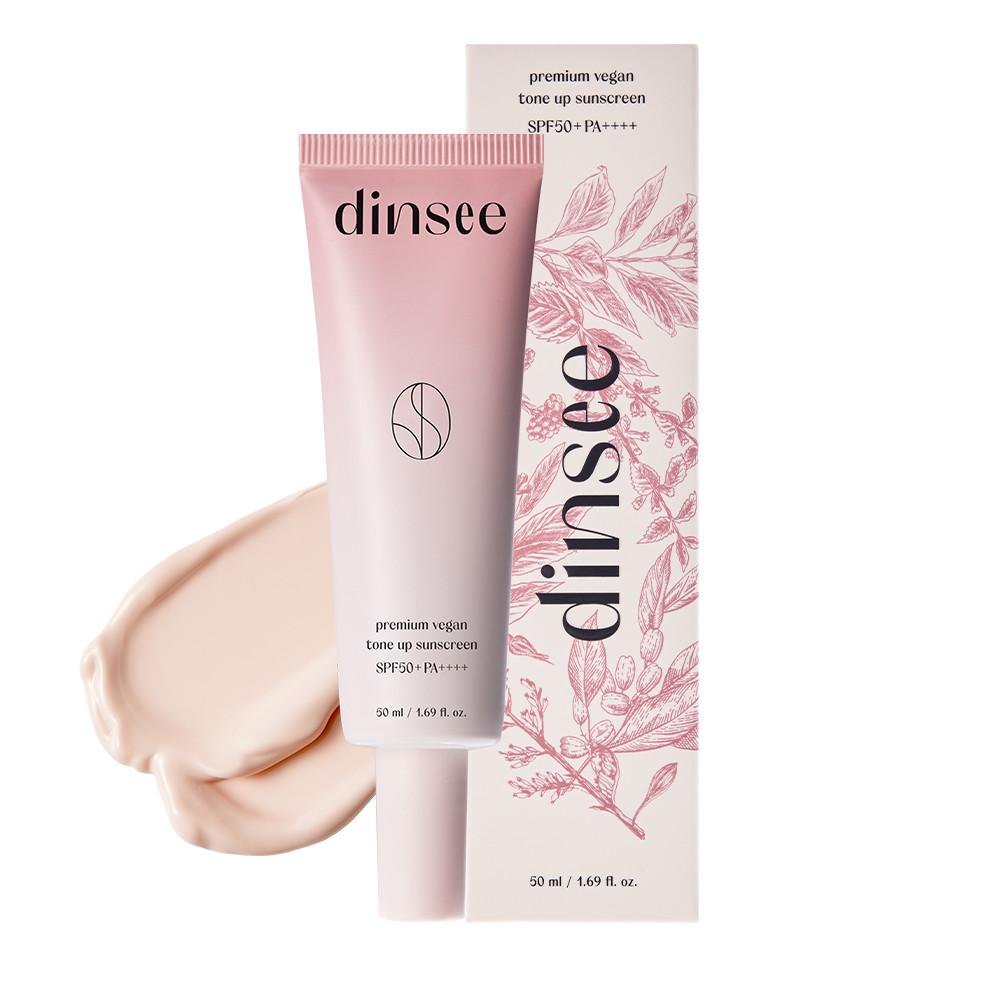 [딘시] 프리미엄 비건 톤 업 선크림 SPF50+PA++++ 50ml