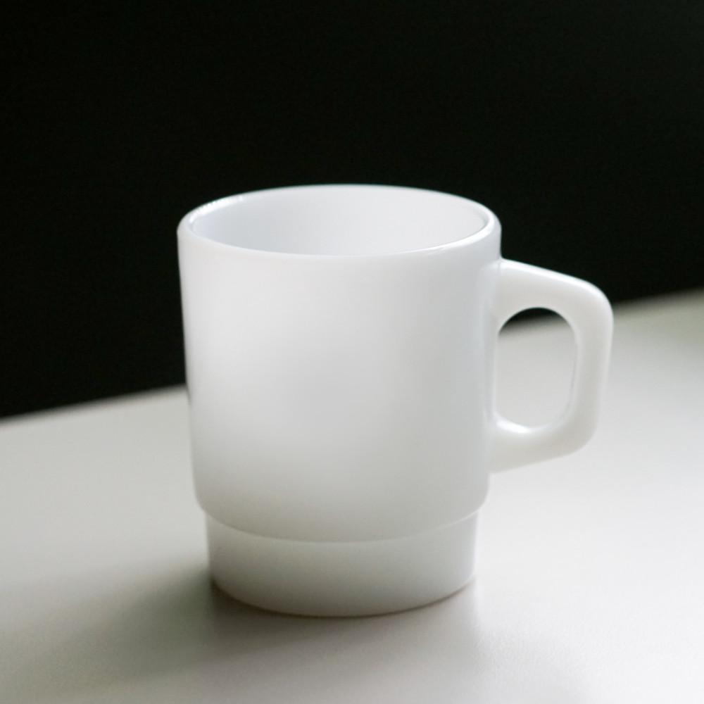 [언스] 베이직 밀크글라스 머그컵 밀크