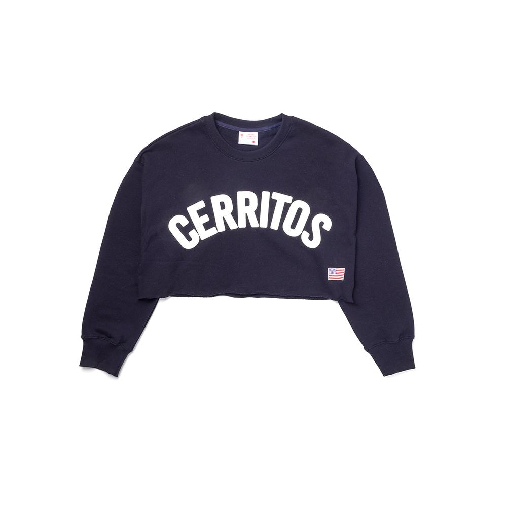 Cerritos Crop Sweat-shirt [Navy]