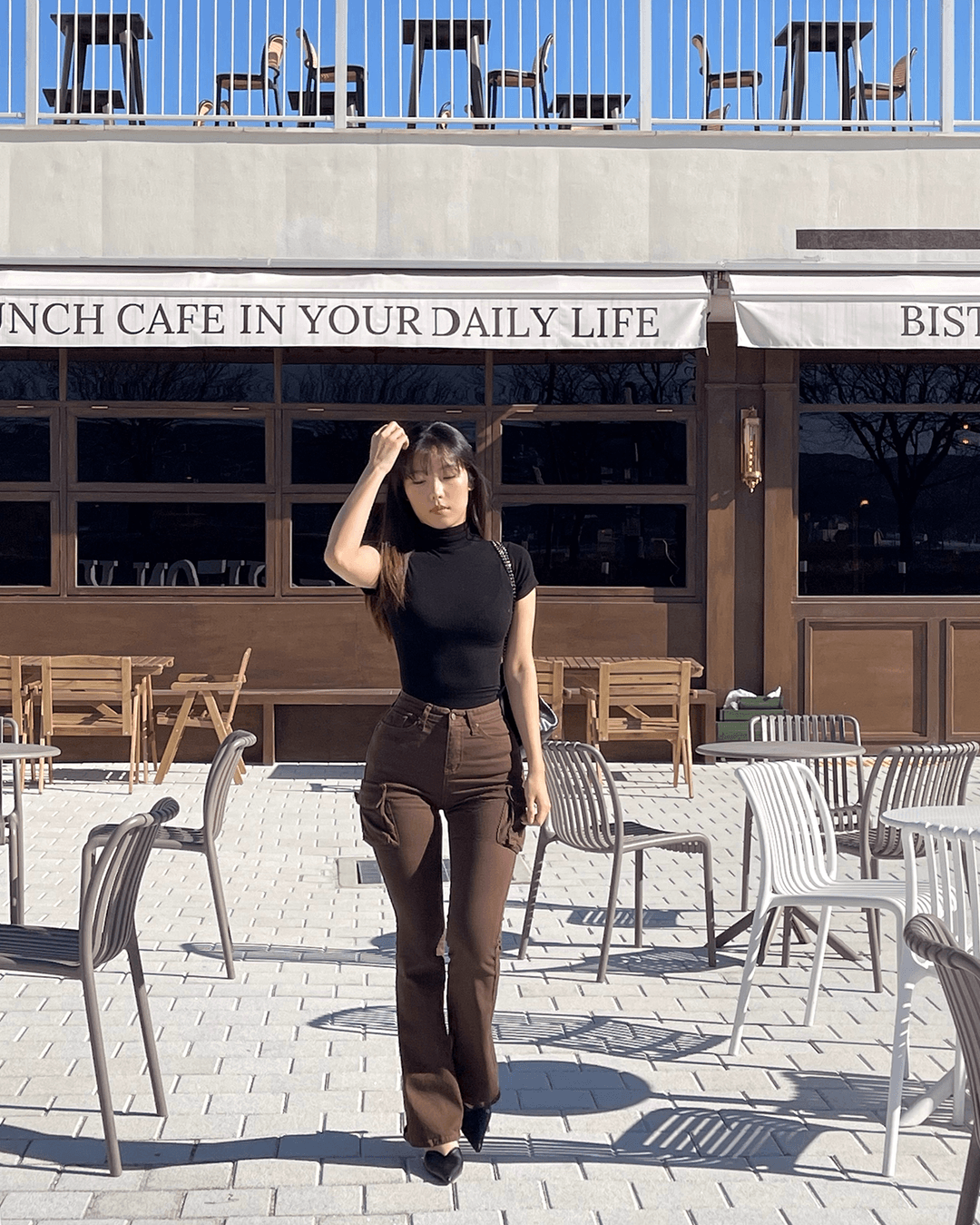 [2컬러/3사이즈] 코튼 볼륨 카고 부츠컷팬츠