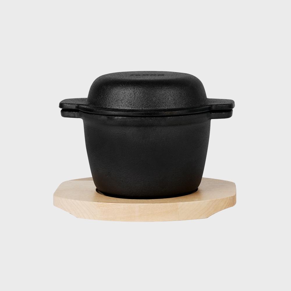 미니 무쇠 주물냄비 에나멜코팅