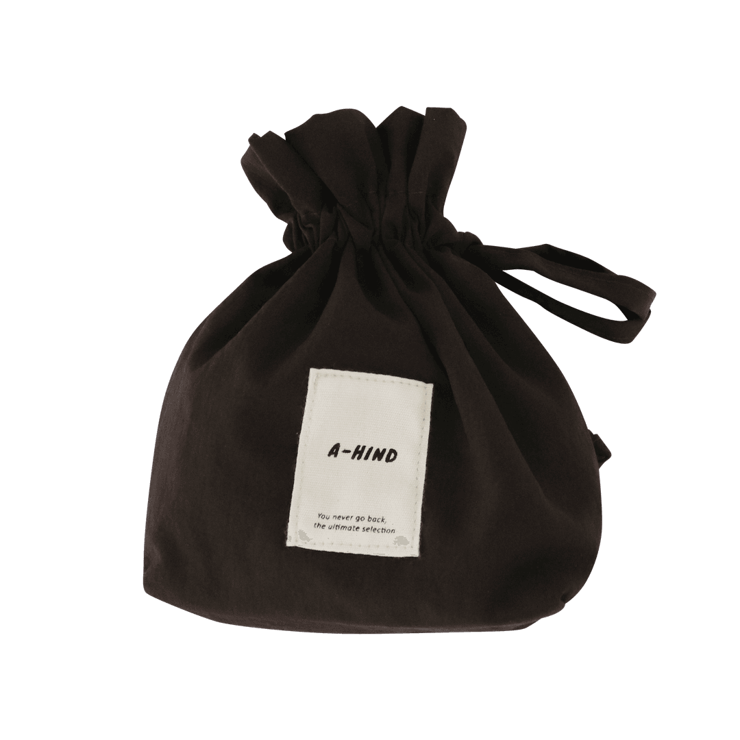Cotton Pouch (Dark Brown)