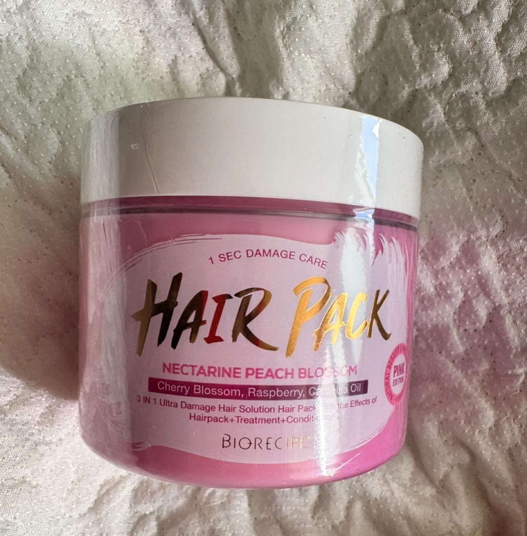 (미개봉 새상품) 바이오레시피 헤어팩 핑크
