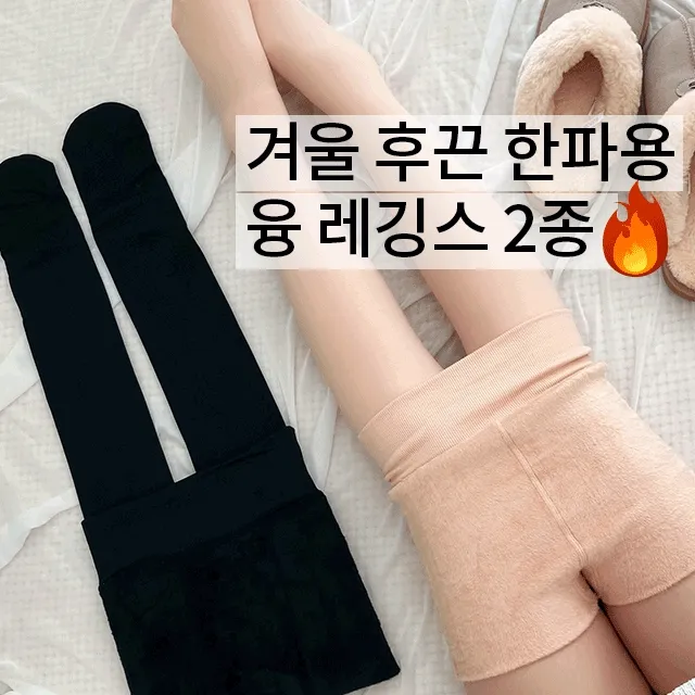 [후끈따뜻🔥/겨울스타킹모음전] 겨울 HOT 필수템 한파용 유발 융 기모 유발 200g 300g 350g 스타킹 레깅스 컨실러 팬티타이즈 2종