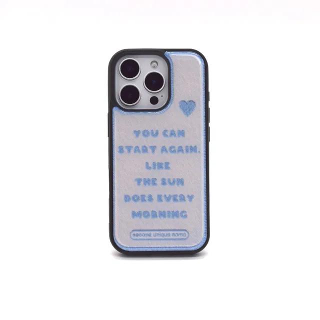SUN CASE GRAPHIC WORD WHITE (EPOXY&GLOSSY)