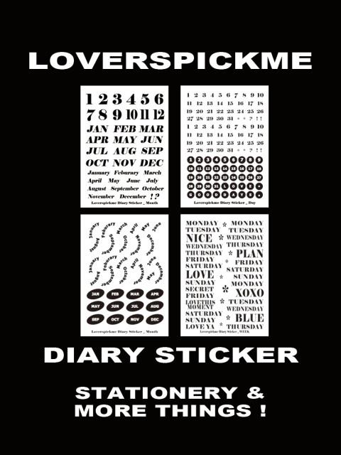[LOVERSPICKME] 다이어리스티커