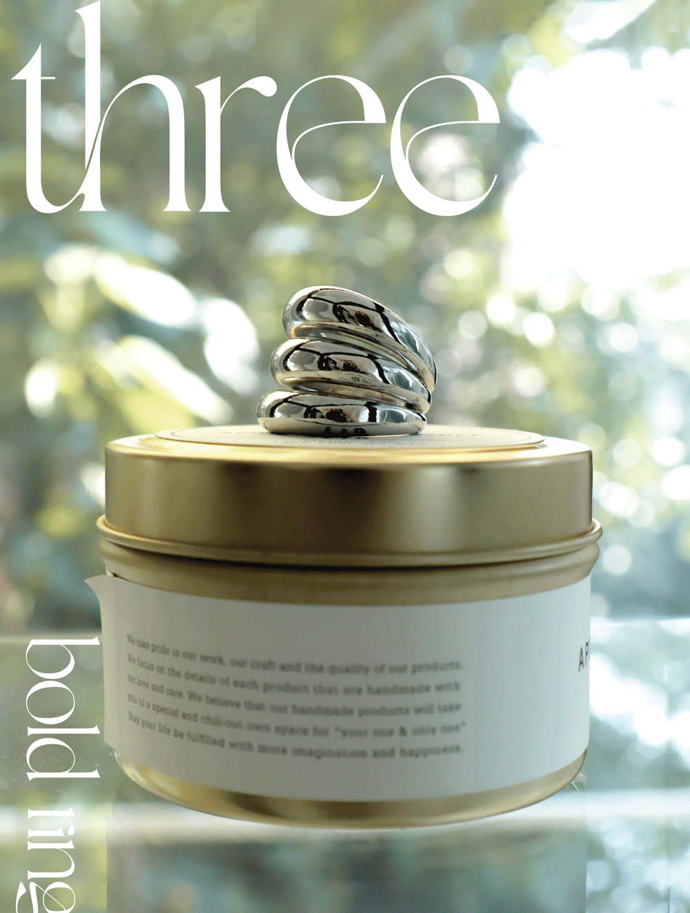 Three bold ring