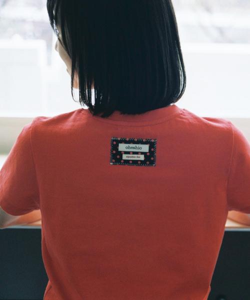 DOT LABEL T-SHIRT, RED