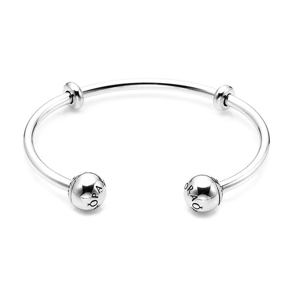판도라 596477 모먼트 오픈 뱅글 실버 팔찌 타임메카