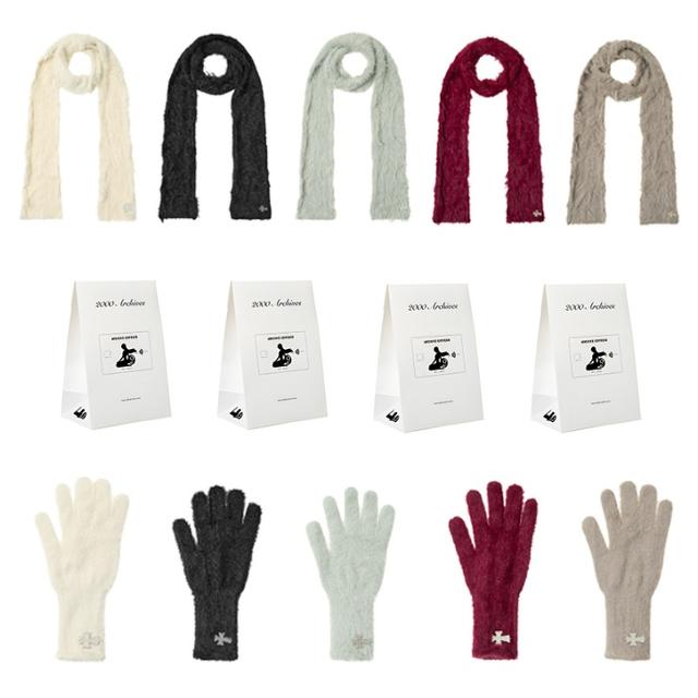 ★ 2000Archives★ ANGEL WING GLOVE MUFFLER SET 5 COLOR 2A24 2000 아카이브 ANGEL WING GLOVES MUFFLER SET (5 COLOR) - 위시버킷